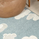 Latepis Youth Cloud Scandi Rug Area Rug