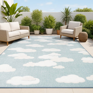 Latepis Youth Cloud Scandi Rug Area Rug