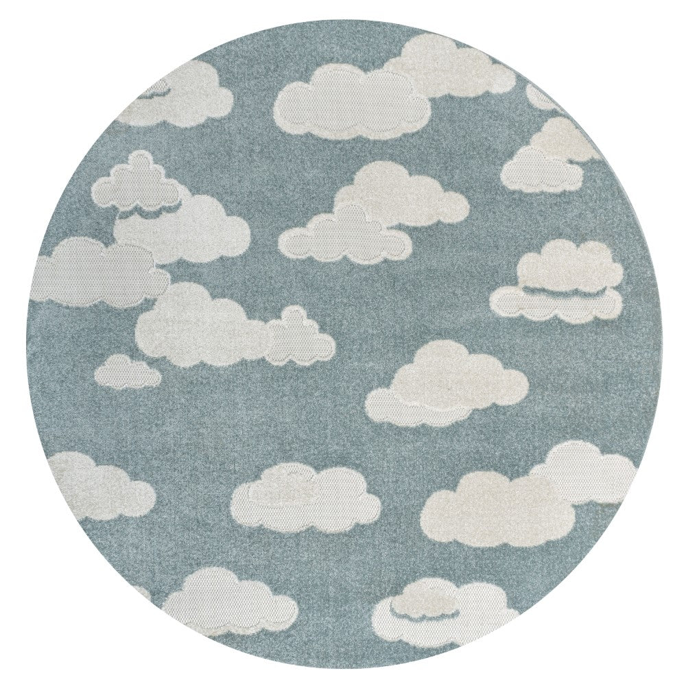 Latepis Youth Cloud Scandi Rug Area Rug
