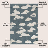 Latepis Youth Cloud Scandi Rug Area Rug
