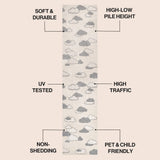 Latepis Youth Cloud Scandi Rug Area Rug
