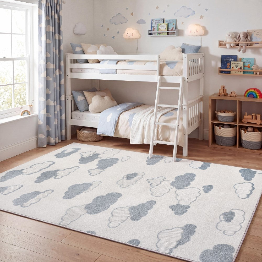 Latepis Youth Cloud Scandi Rug Area Rug