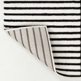 Verde High-Low MidCentury Modern Arch Stripe Two-Tone Indoor/Outdoor Area Rug