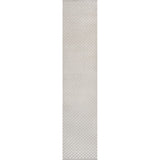 Tartan High-Low Modern Minimalist Checkered Monotone Indoor/Outdoor Area Rug