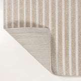 Sophia High-Low MidCentury Modern Arch Stripe Two-Tone Indoor/Outdoor Area Rug
