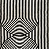 Sophia High-Low MidCentury Modern Arch Stripe Two-Tone Indoor/Outdoor Area Rug