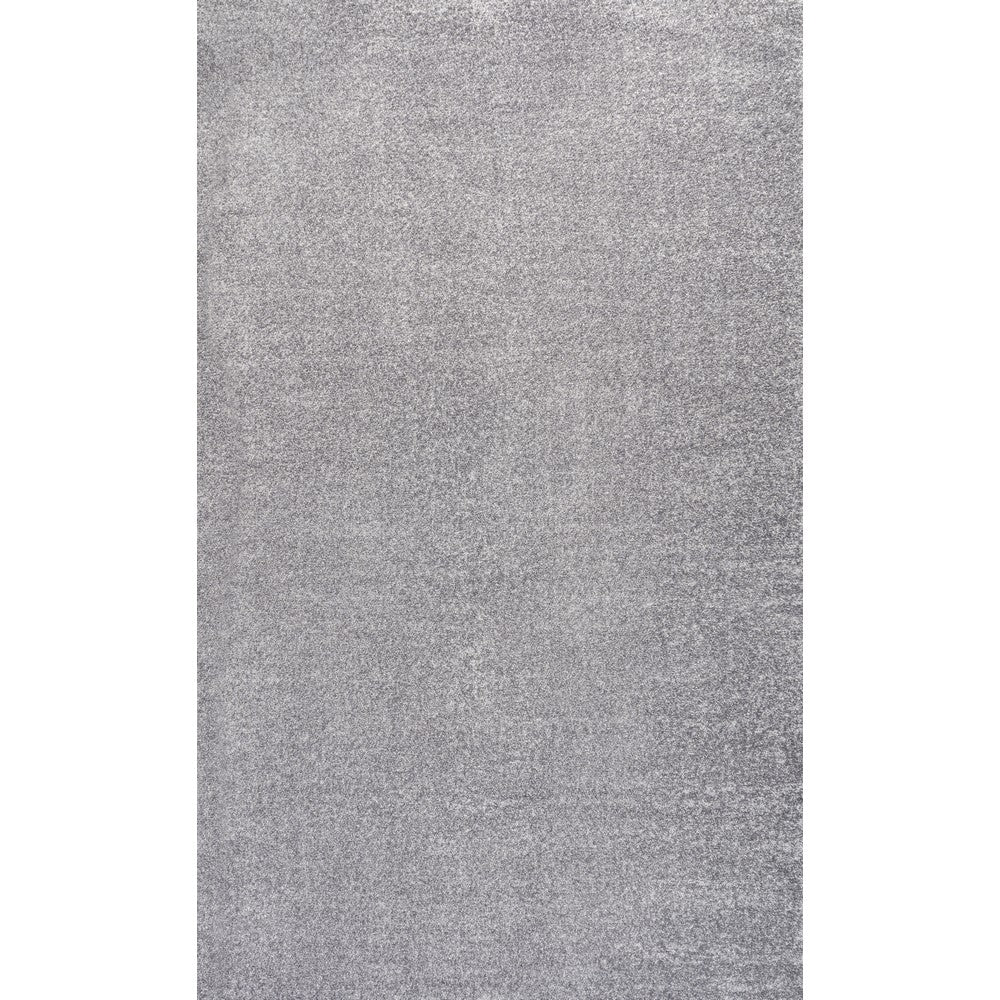 Trivor Haze Solid Low-Pile Area Rug Gray