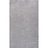 Trivor Haze Solid Low-Pile Area Rug Gray