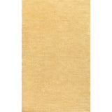 Trivor Haze Solid Low-Pile Area Rug Mustard