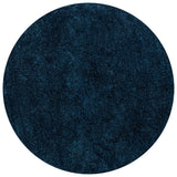 Trivor Haze Solid Low-Pile Area Rug Navy