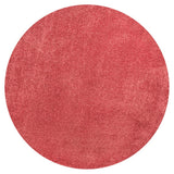 Trivor Haze Solid Low-Pile Area Rug Red