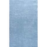 Trivor Haze Solid Low-Pile Area Rug Classic Blue