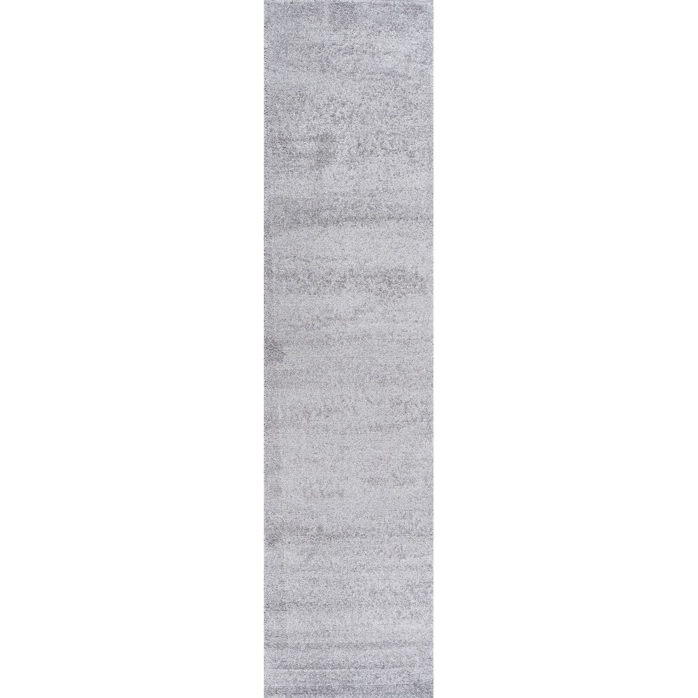Trivor Haze Solid Low-Pile Area Rug Light Gray