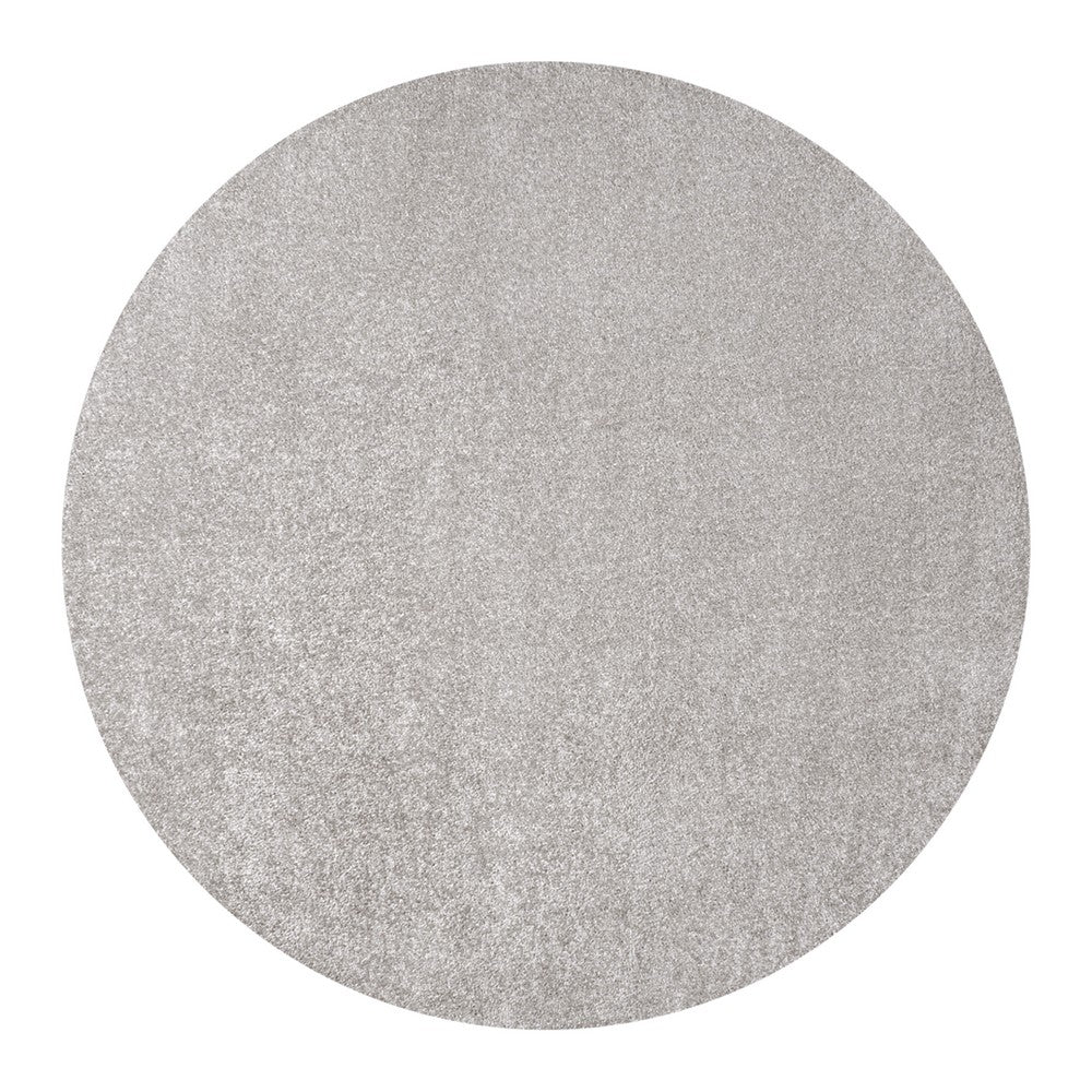 Trivor Haze Solid Low-Pile Area Rug Light Gray
