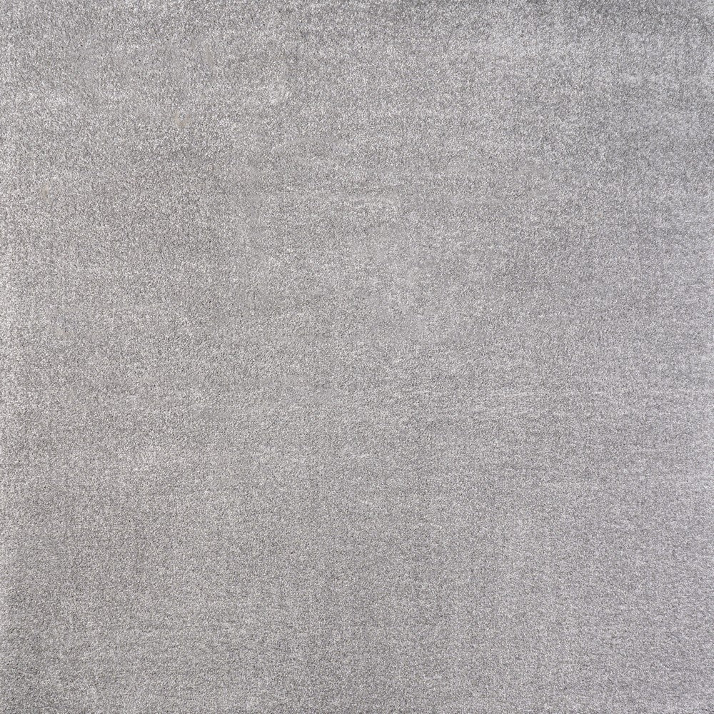 Trivor Haze Solid Low-Pile Area Rug Light Gray