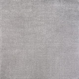 Trivor Haze Solid Low-Pile Area Rug Light Gray