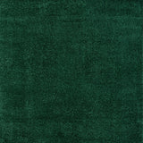 Trivor Haze Solid Low-pile Area Rug Emerald