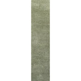Trivor Haze Solid Low-pile Area Rug Green