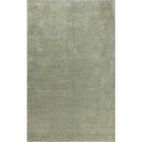 Trivor Haze Solid Low-pile Area Rug Green