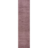 Trivor Haze Solid Low-pile Area Rug Light Purple
