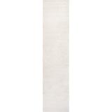 Trivor Haze Solid Low-pile Area Rug Cream