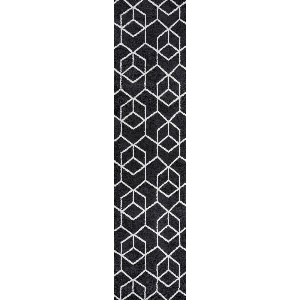 Tingey blocks Modern Geometric Area Rug