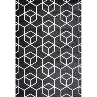 Tingey blocks Modern Geometric Area Rug