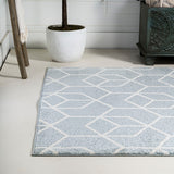 Tingey blocks Modern Geometric Area Rug