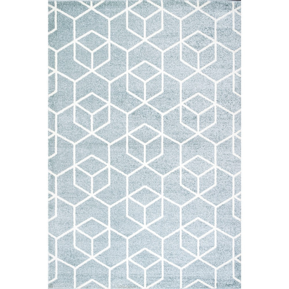 Tingey blocks Modern Geometric Area Rug