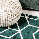 Tingey blocks Modern Geometric Area Rug