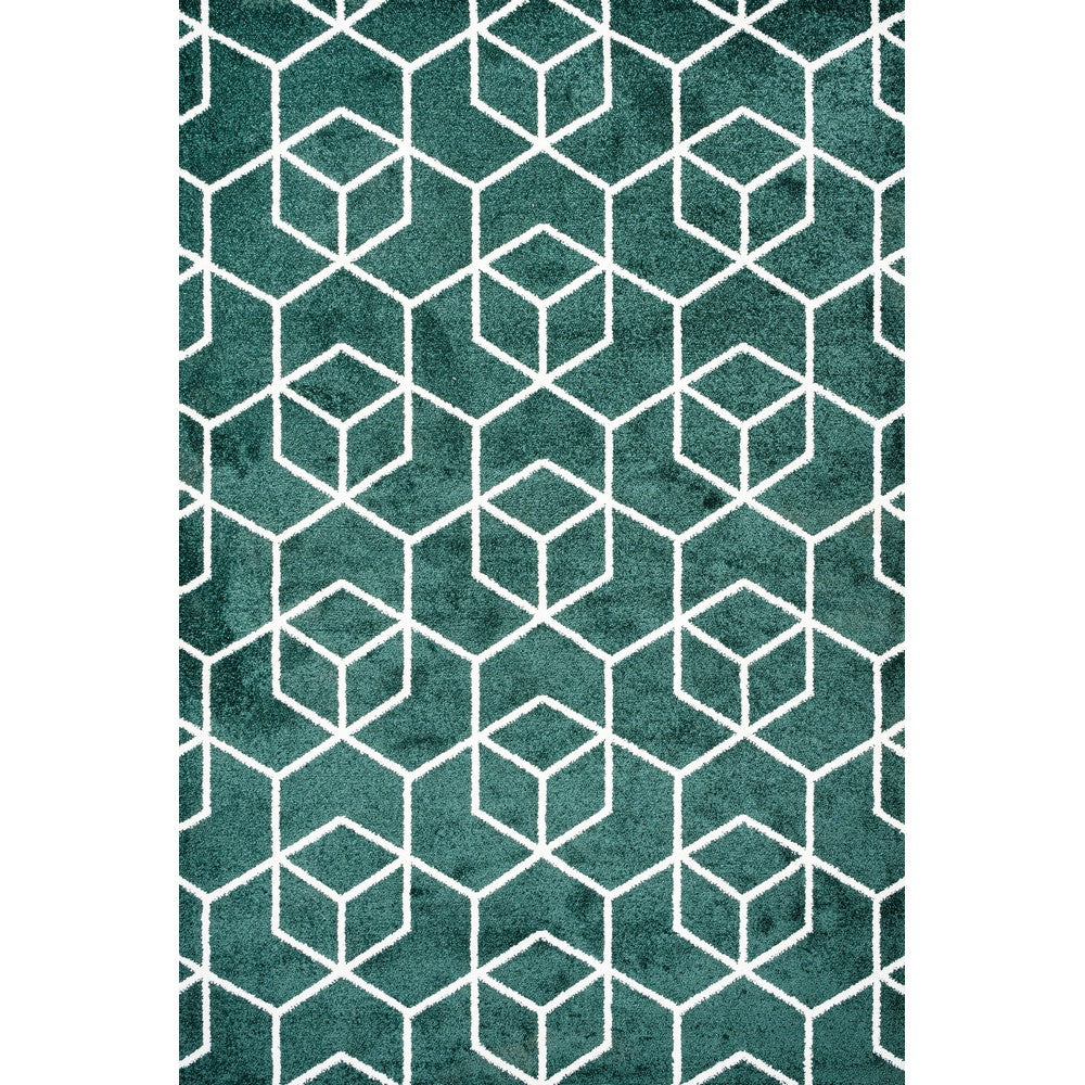 Tingey blocks Modern Geometric Area Rug