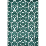 Tingey blocks Modern Geometric Area Rug