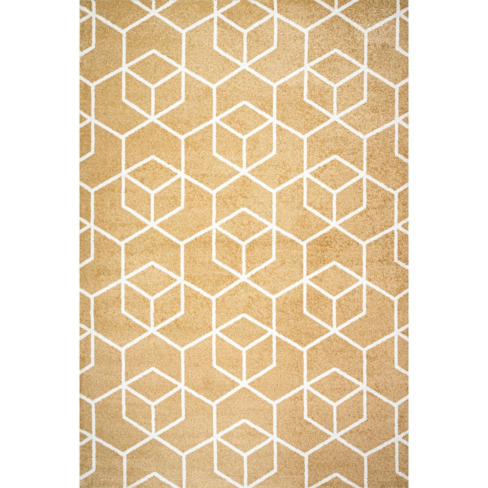 Tingey blocks Modern Geometric Area Rug