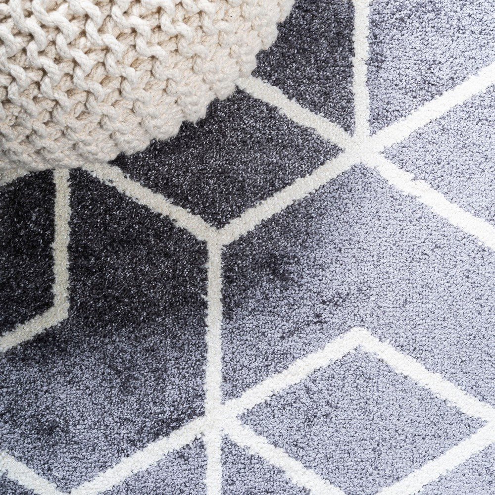 Tingey blocks Modern Geometric Area Rug