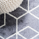Tingey blocks Modern Geometric Area Rug