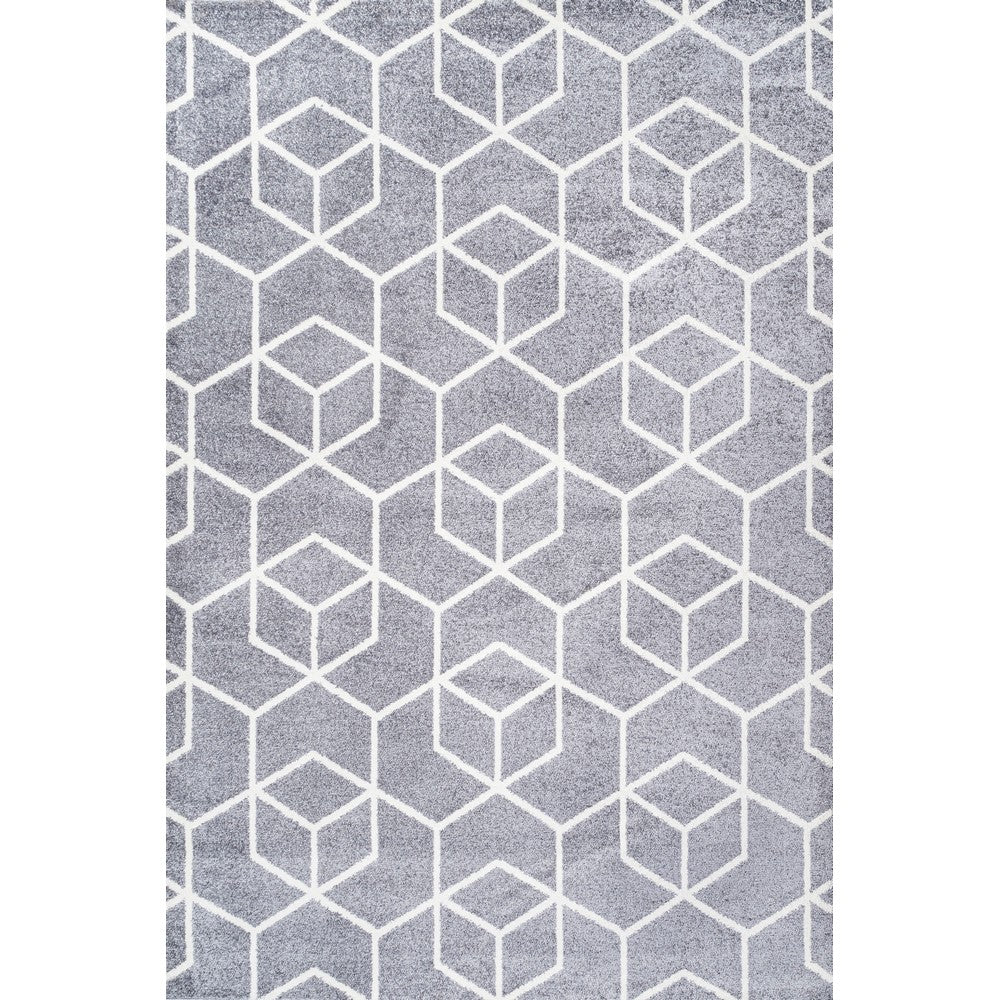 Tingey blocks Modern Geometric Area Rug