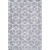 Tingey blocks Modern Geometric Area Rug