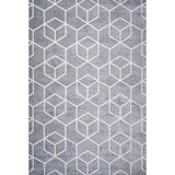 Tingey blocks Modern Geometric Area Rug
