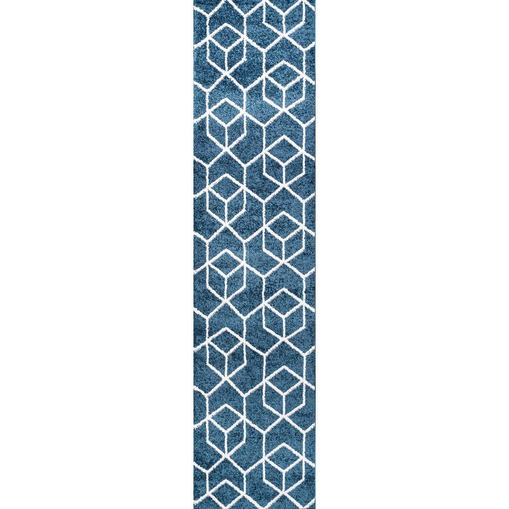 Tingey blocks Modern Geometric Area Rug