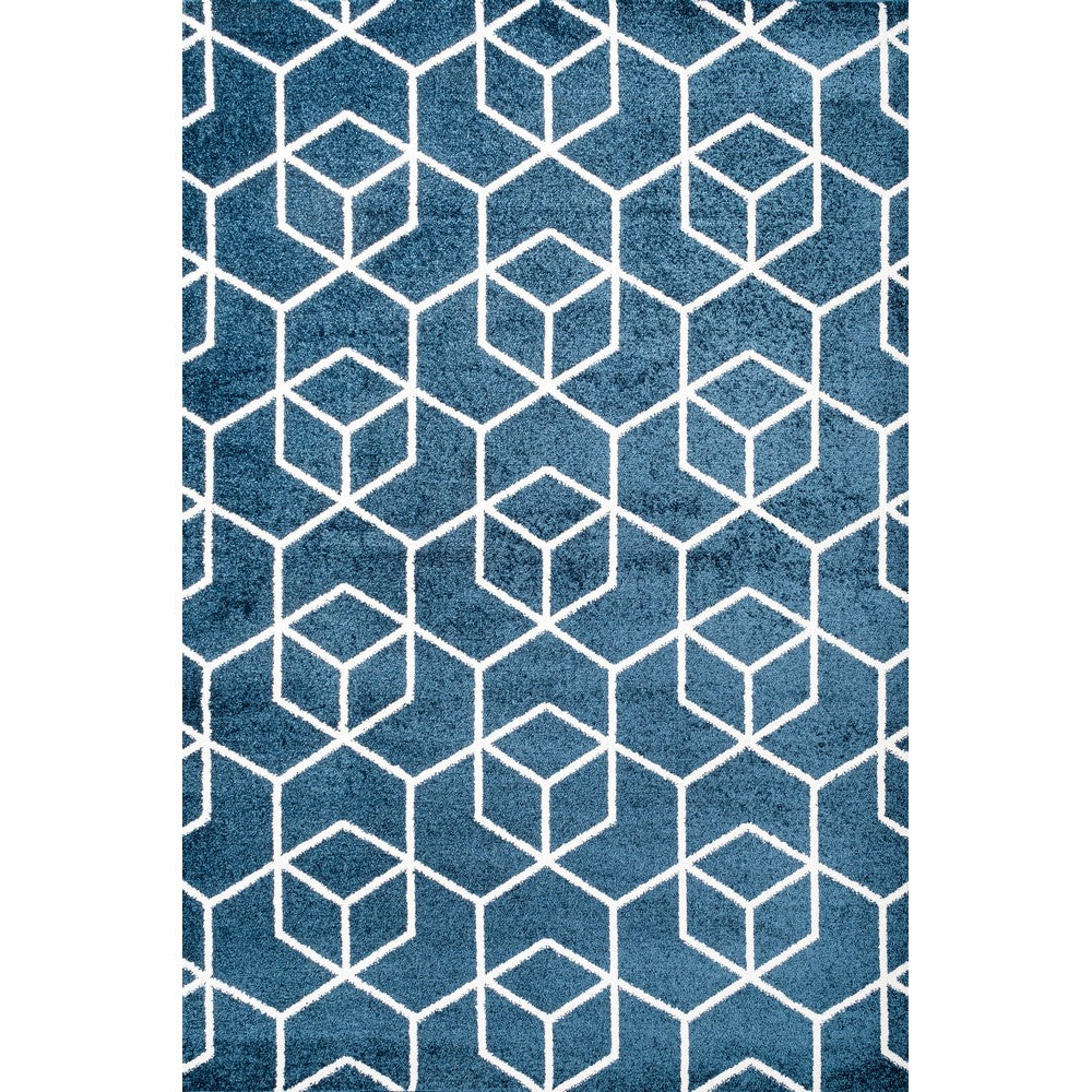 Tingey blocks Modern Geometric Area Rug