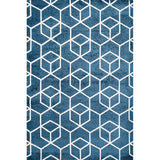 Tingey blocks Modern Geometric Area Rug
