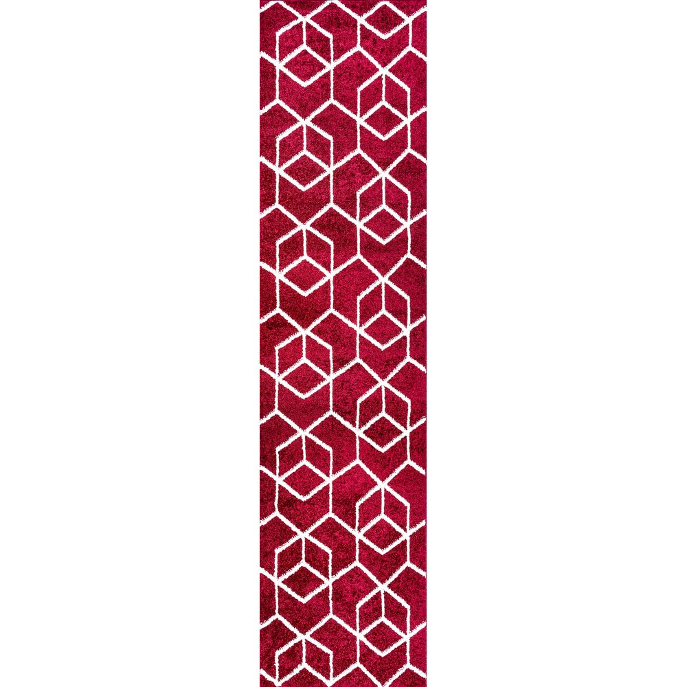 Tingey blocks Modern Geometric Area Rug