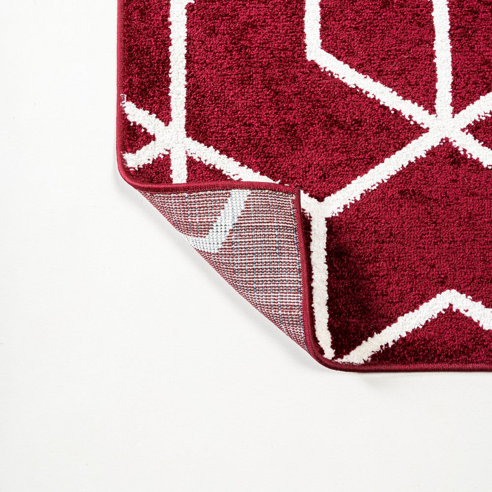 Tingey blocks Modern Geometric Area Rug