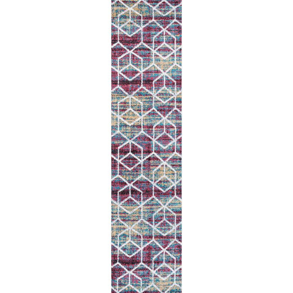 Tingey blocks Modern Geometric Area Rug