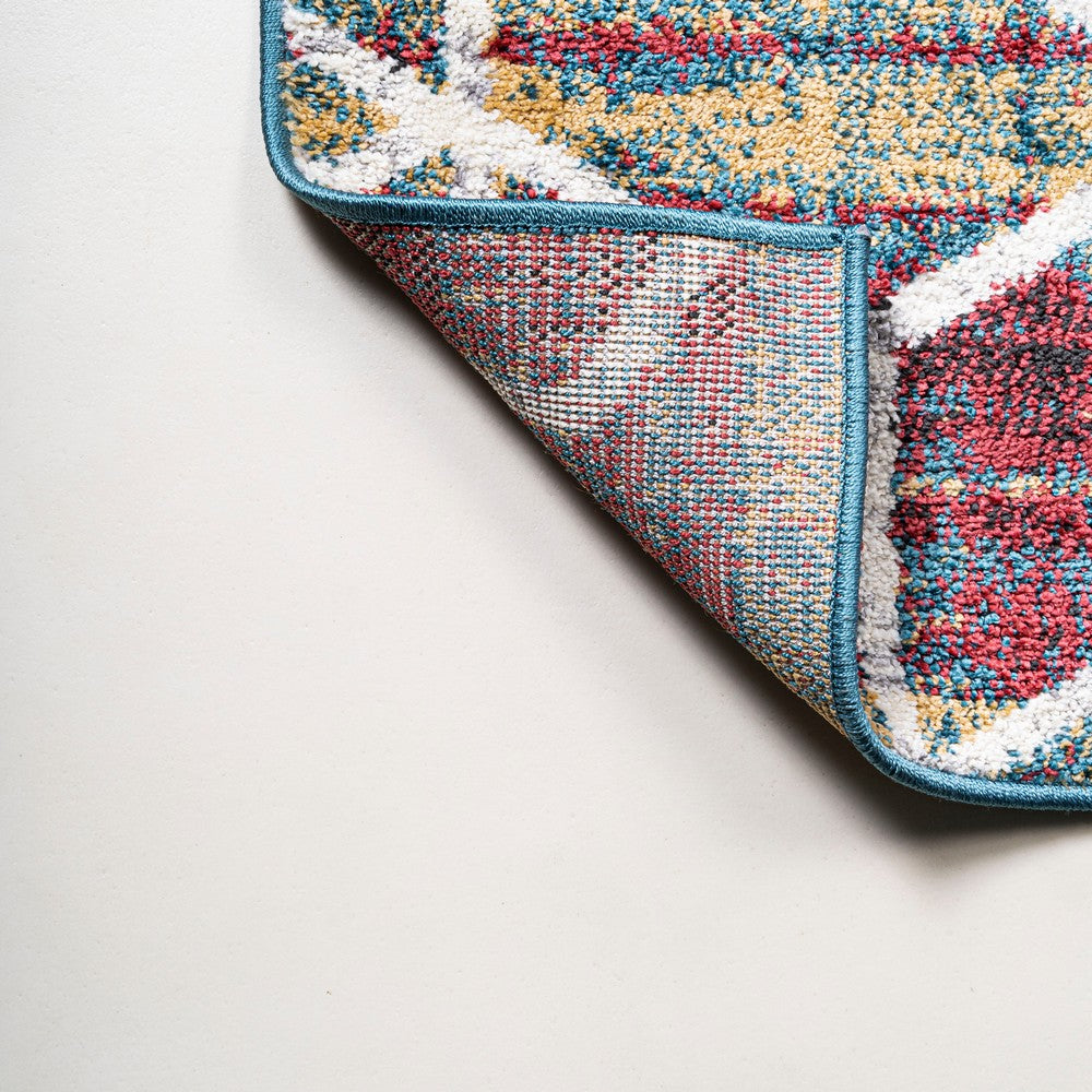 Tingey blocks Modern Geometric Area Rug