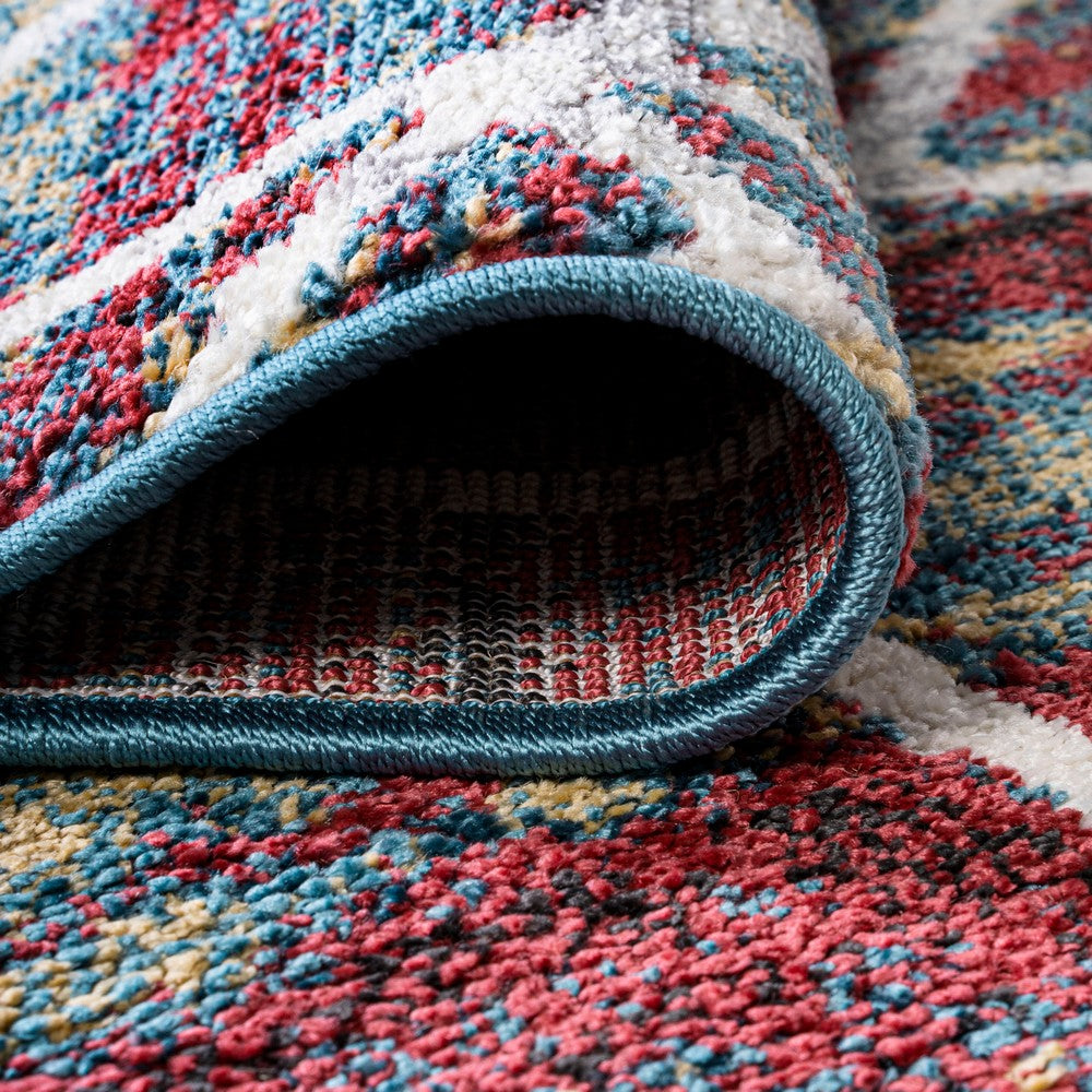 Tingey blocks Modern Geometric Area Rug