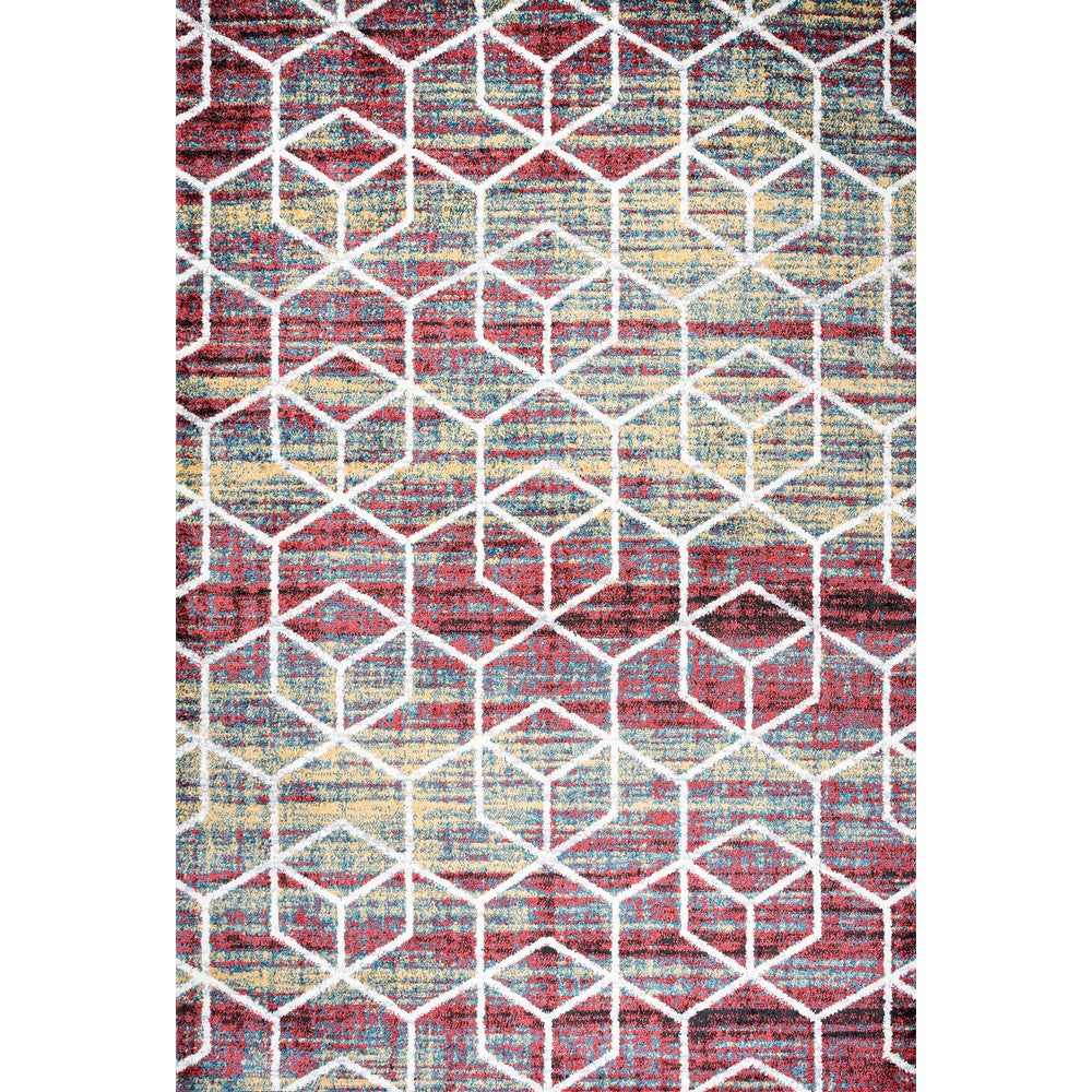 Tingey blocks Modern Geometric Area Rug