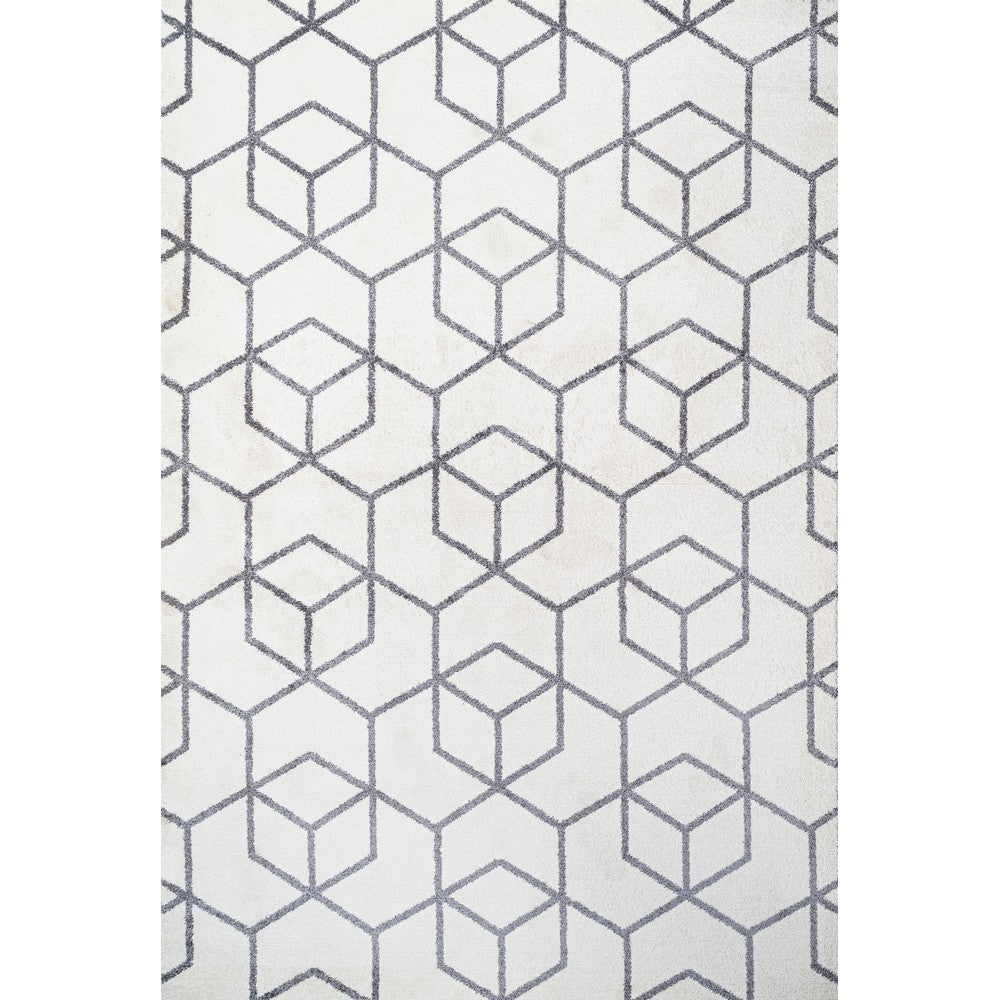Tingey blocks Modern Geometric Area Rug