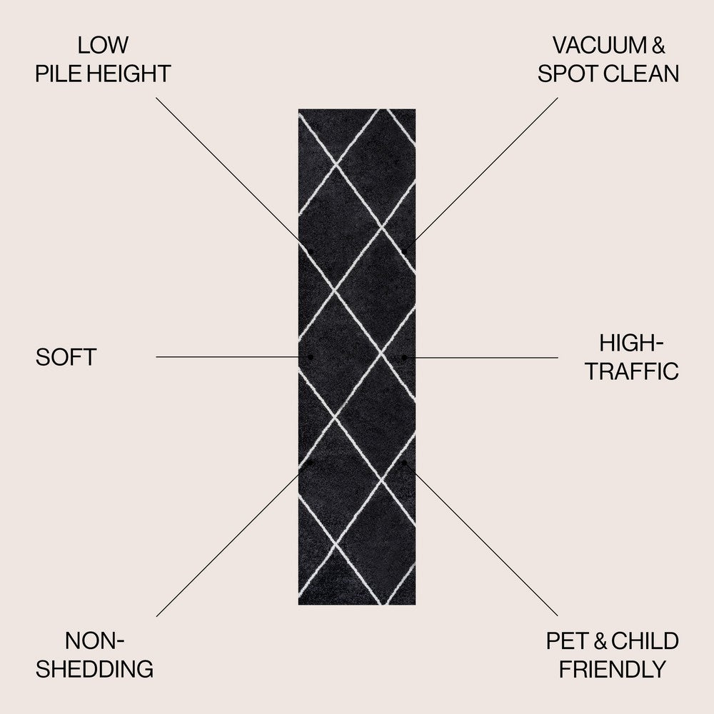 Bounty Minimalist Diamond Trellis Area Rug
