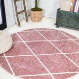 Bounty Minimalist Diamond Trellis Area Rug